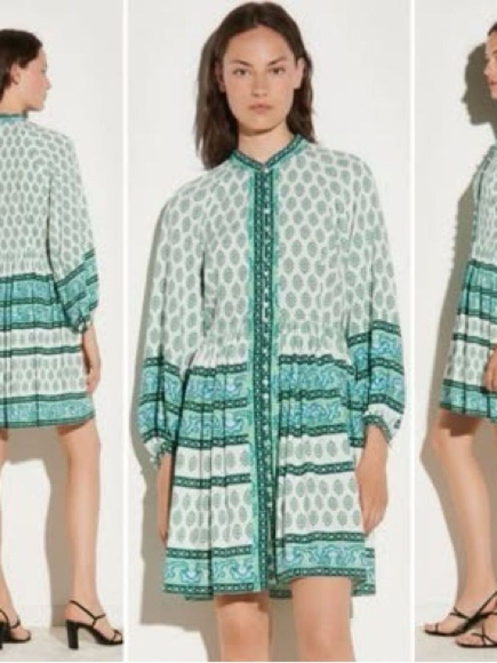 Sandro Paris Naima Printed Dress